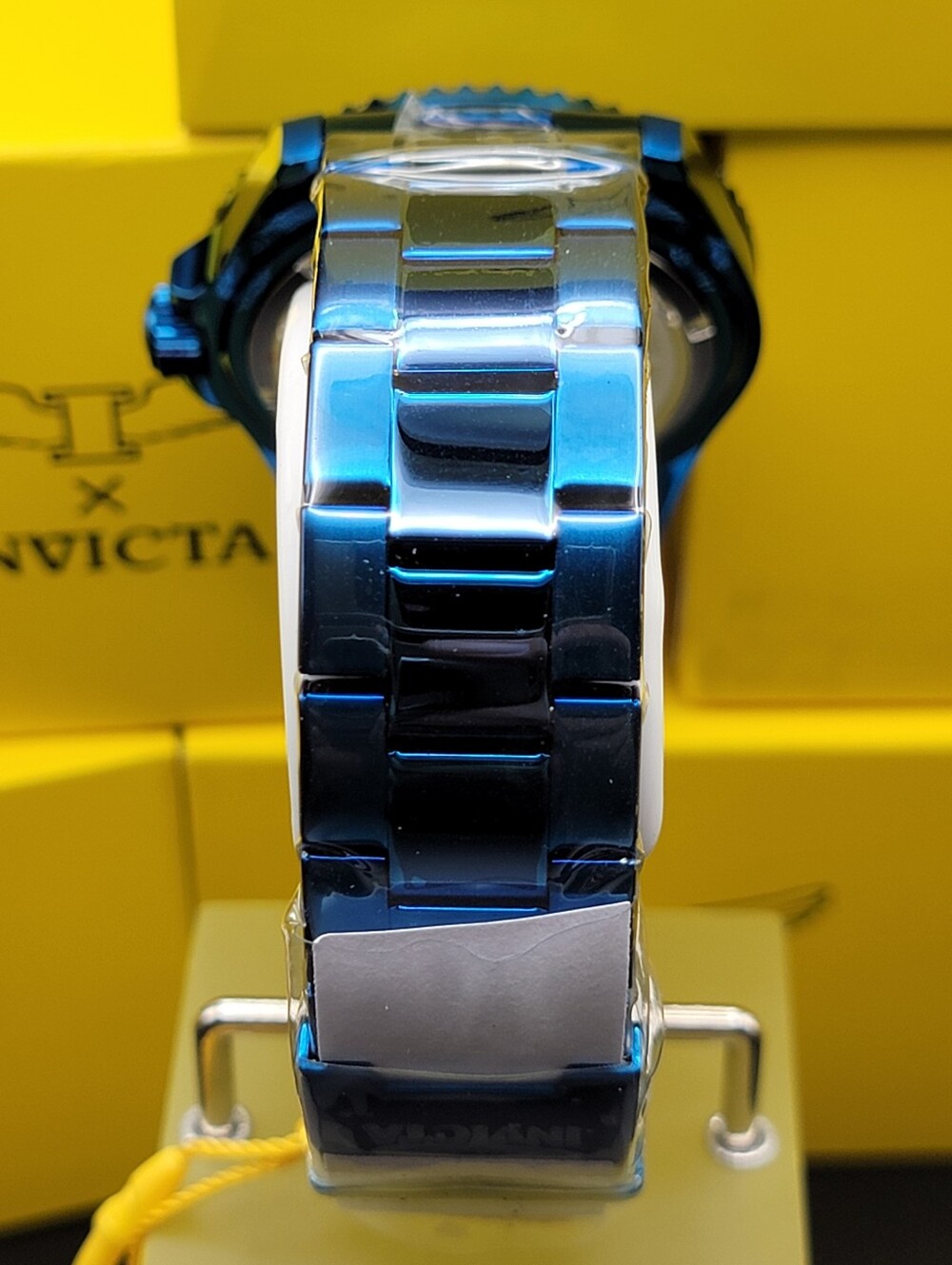Invicta ⌚️ Pro Diver Kromatyk 43mm Blue Steel Watch Gradient Green Dial 50966 - Picture 9 of 11